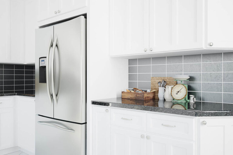 double door fridge