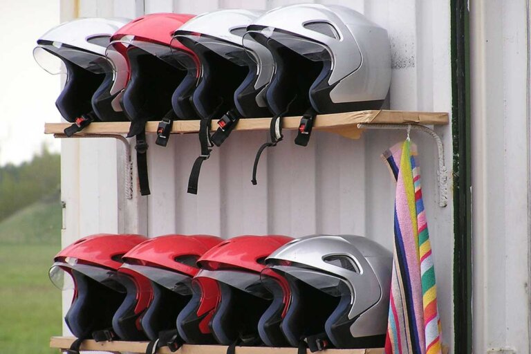 open face helmet