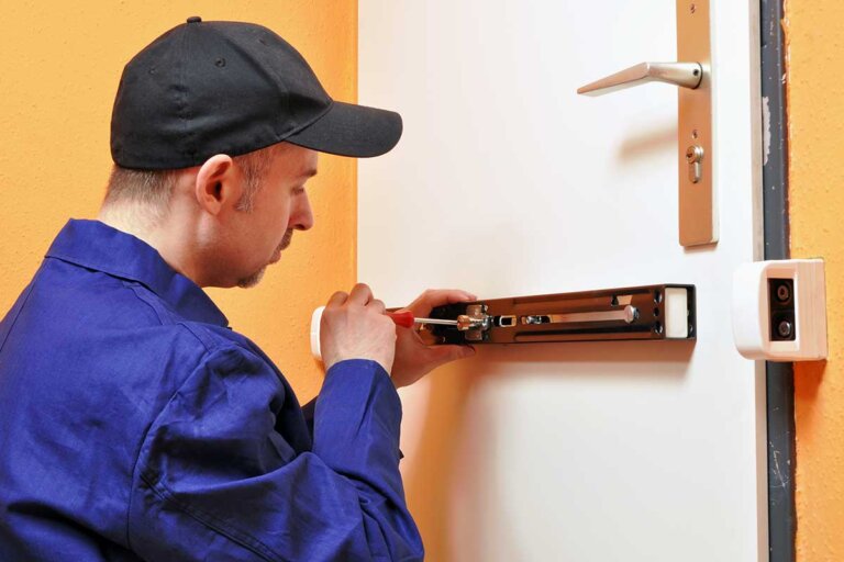 security door bar
