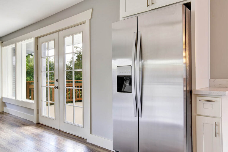 side-by-side fridge