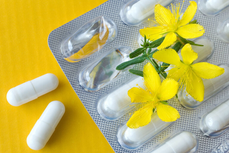 St John's wort capsule